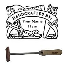 Branding Iron "Handcrafted By" Tool Chest Design BN-15F