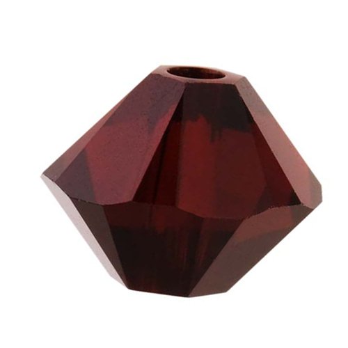 Swarovski Crystal, #5328 Bicone Beads 3mm, 25 Pieces, Garnet