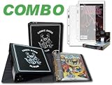Comic Book Collecting Storage Albums - (3 Pack - 3 Black Albums)
& 100 Album Pages Collecting Supplies