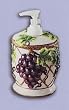 GRAPES 3-Dimensional Soap/Lotion Dispenser NEW