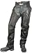 Men's Classic Braided Leather Chaps