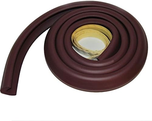 popom Extra Thick Premium High Density Furniture Table Edge Protectors Foam Baby Safety Bumper Guard 2 Meters (6.5 Ft) (Coffee)