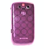 Pink Circle Dot Crystal Candy TPU Silicone Skin Blackberry 8900 Curve