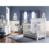 kathy ireland Baby by LaJobi Pennsylvania Guard Rail (Classic White)