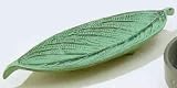 Green Leaf Incense Holder/Smudge Vessel - Recycled Aluminum