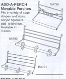 Add-a-Perch - Large White Finish (Penn Plax)