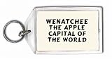 Wenatchee: The Apple Capital Of The World Keychain