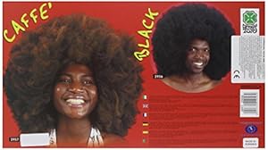 Parrucca nera afro riccia ricciolona Africa