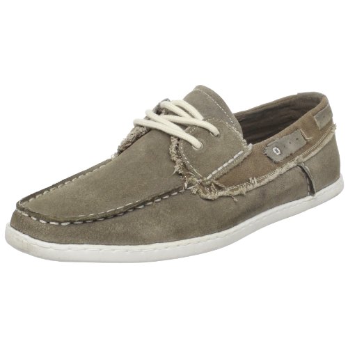 Steve Madden Men's Fantail Boat Shoe,Khaki Suede,7.5 