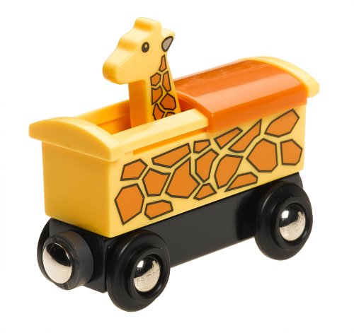 Childrens Toyshop  Toys : BRIO 33539 Wooden Railway System: Giraffe Wagon