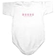 Baby Bodysuit White Ollege Transfer Wushu Sports