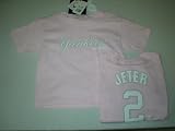 New York Yankees Girl's Toddler Pink Derek Jeter Majestic T-Shirt