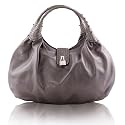 BOVARI XL Grey Lamb Swarovski Edition Bag