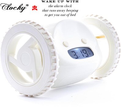 Childrens Toyshop  Electronics : Clocky Alarm Clock - Almond