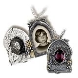 Gravestone Locket Pendant Necklace