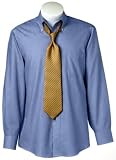 Izod Easy Care Cotton Pinpoint Dress Shirt - Button Down Collar