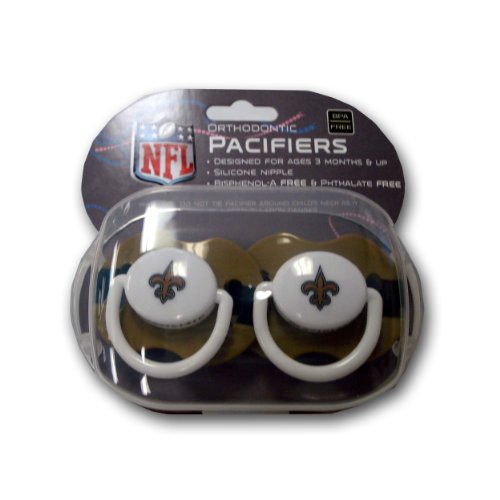 NFL New Orleans Saints 2 Pack Pacifier
