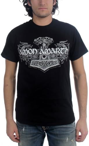 Amon Amarth - Mens Viking Horses T-Shirt In Black, Size: X-Large, Color: Black