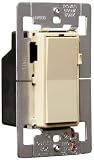 Pass & Seymour D600EI 600-Watt Single Pole / 3-way Decorator Incandescent Dimmer, Ivory