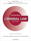 Criminal law : law revision and study guide