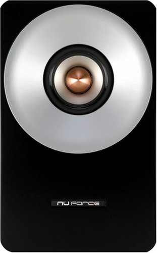 NuForce S-1 Speaker (1 pair, black/silver) for Icon Systems