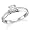 1/2 ctw. Round Diamond Solitaire Engagement Ring in 14k White Gold