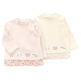 coeur a coeur(クーラクール) ハイネックＴシャツ (70～100cm) キムラタンの子供服 (44401-164) アイボリー 90