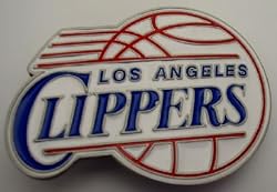 Los Angeles Clippers Enamel Belt Buckle, NBA Basketball Buckle