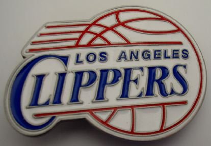 Los Angeles Clippers Enamel Belt Buckle, NBA Basketball Buckle