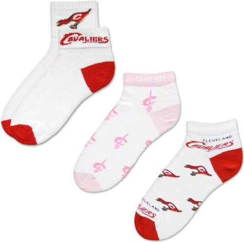 Cleveland Cavaliers Women's 3-Pair Sock Pack