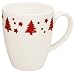 Waechtersbach Tannenbaum Trees Christmas Caffelatte Mugs, Set of 4, White