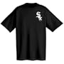 Chicago White Sox Official Wordmark Short Sleeve T-Shirt, Black (X-Large)