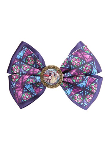 Disney Beauty And The Beast Stained Glass Hair Bow