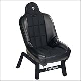 Corbeau 65402-B, A22002T Baja SS Black Vinyl/ Black Cloth Game Chair