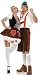 Halloween Costumes: Men's Lederhosen German Costume - 83240(BROWN,MED/LGE)