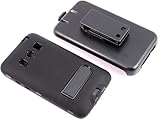 Smile Case Full Protection Case Black for HTC EVO 4G with Belt Clip Holster ....