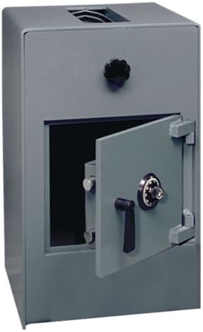 Gardex Rotary Hopper Depository Safe, 27" Height, Combination Lock, Charcoal (HT-27C)