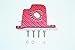 GPM Losi 1/6 Super Baja Rey 4X4 Desert Truck Upgrade Parts Aluminum Motor Mount Plate With Heat Sink Fins - 1Pc Set Red