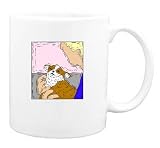 Mug with human, persons, chihuahua, pet, body, individual, person, dog, people