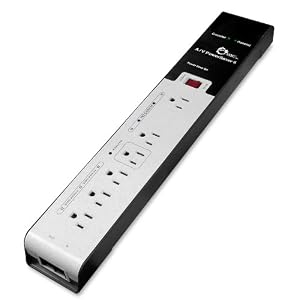 A/v Powersaver 6OUT Green Energy-saving Surge Protector