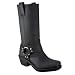 Women's Mossimo Supply Co. Katherine Leather Engineer Boots - Black