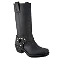 Women's Mossimo Supply Co. Katherine Leather Engineer Boots - Black
