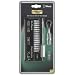 Wera BC BR Bit-Check; Set of 30 Universal Ratchet bits; with 8001 A 1/4 inch Square Drive Ratchet