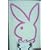 Playboy Rug Larger Size Pink White NEW 100% OFFICIAL