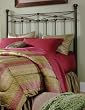 Oscar Full Headboard in Flecked Gold Finished By Fashion Bed Group
