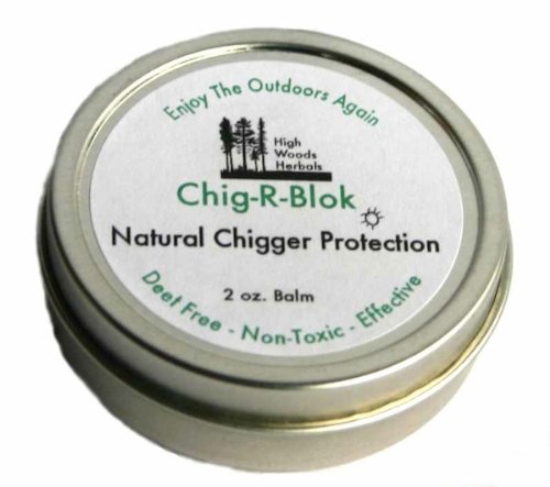 Chigger Block Balm - Deet-Free Insect, Tick & Mosquitoes Repellent & Treatment - 2 Ounce Chigger Block Balm - Deet-Free Insect, Tick & Mosquitoes Repellent & Treatment - 2 Ounce