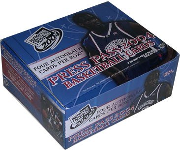 2004 Press Pass Basketball Cards Hobby Box