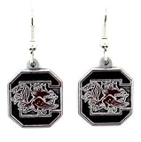 NCAA South Carolina Gamecocks Logo Dangling Earrings (Set of 2)