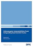 Vorschläge zur Sicherung guter wissenschaftlicher Praxis : Denkschrift : Empfehlungen der Kommission 