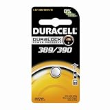Duracell D389/390PK Watch / Electronics Battery, 1.5 Silver Oxide
